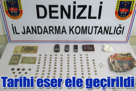 Tarihi eser ele geçirildi