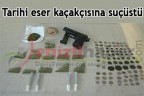 Tarihi eser kaçakçısına suçüstü