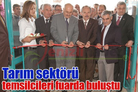 Tarım sektörü temsilcileri fuarda buluştu