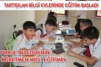 TARTIŞILAN BİLGİ EVLERİNDE EĞİTİM BAŞLADI