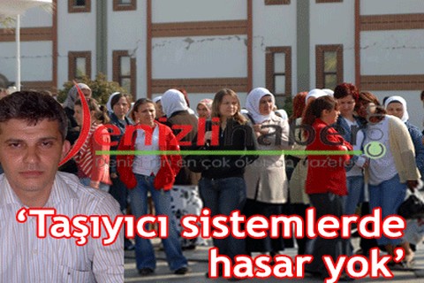 “Taşıyıcı sistemlerde hasar yok”