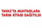 TAVAS’TA MUHTARLARA TARIM KİTABI DAĞITILDI