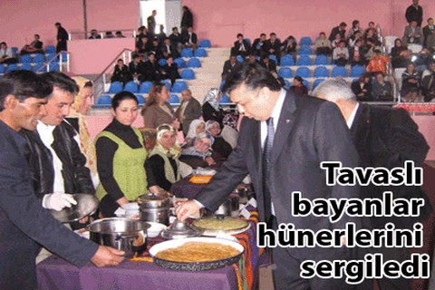 Tavaslı bayanlar hünerlerini sergiledi