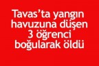 Tavas’ta 3 öğrenci düştükleri yangın havuzunda boğuldu