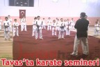 Tavas’ta karate semineri