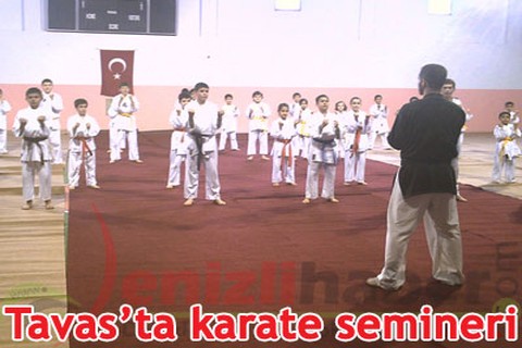 Tavas’ta karate semineri