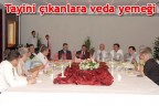 Tayini çıkanlara veda yemeği