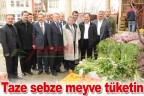 Taze sebze meyve tüketin