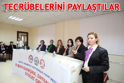 TECRÜBELERİNİ PAYLAŞTILAR