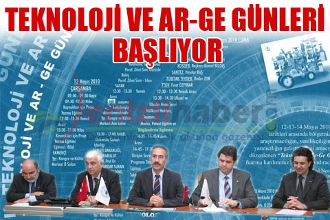 Teknoloji ve Ar-Ge günleri başlıyor