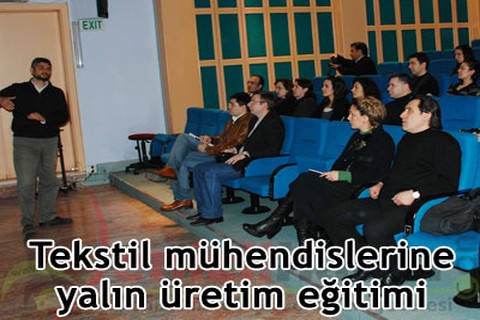 Tekstil mühendislerine yalın üretim eğitimi