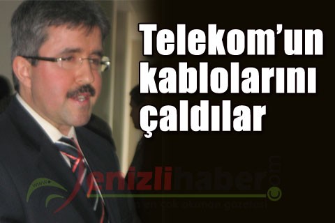 Telekom’un kablolarını çaldılar