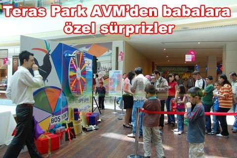Teras Park AVM’den babalara özel sürprizler