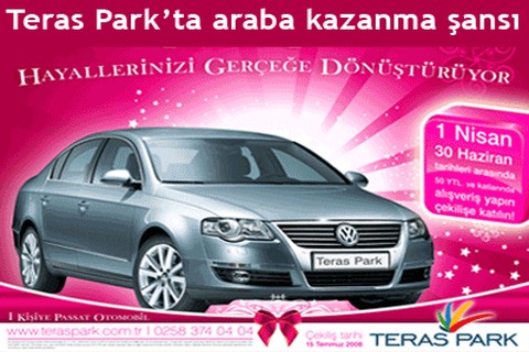 Teras Park’ta araba kazanma şansı