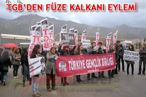 TGB’DEN FÜZE KALKANI EYLEMİ
