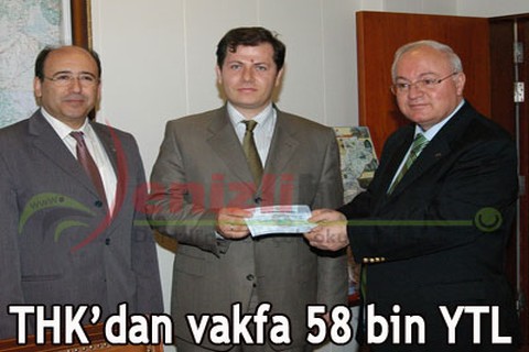 THK’dan vakfa 58 bin YTL