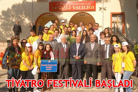 TİYATRO FESTİVALİ BAŞLADI