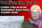 TOKİ’ye ilk kurban