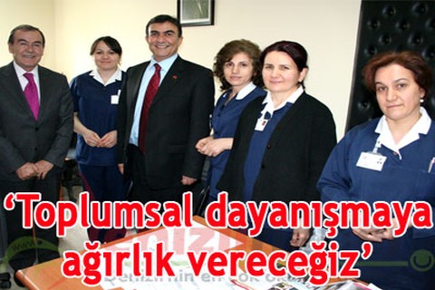 Toplumsal dayanışmaya ağırlık vereceğiz