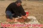 Toprak tahlilinin tam zamanı