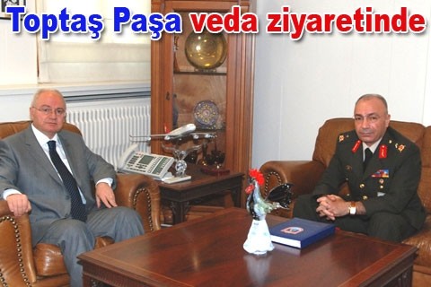 Toptaş Paşa veda ziyaretinde