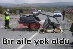 Trafik canavarı bir aileyi yok etti