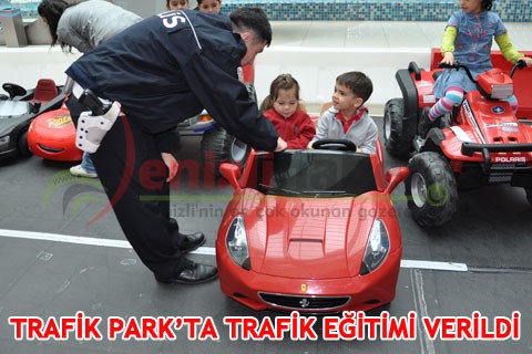 TRAFİK PARK’TA TRAFİK EĞİTİMİ VERİLDİ