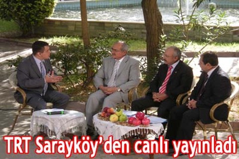 TRT Sarayköy’den canlı yayınladı