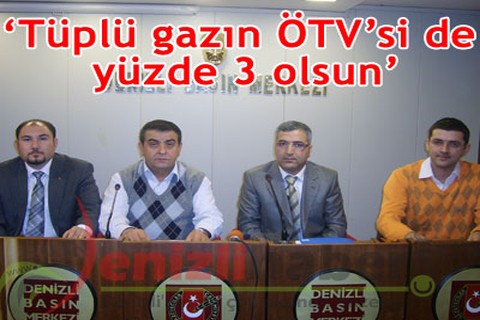 Tüplü gazın ÖTV’si de yüzde 3 olsun