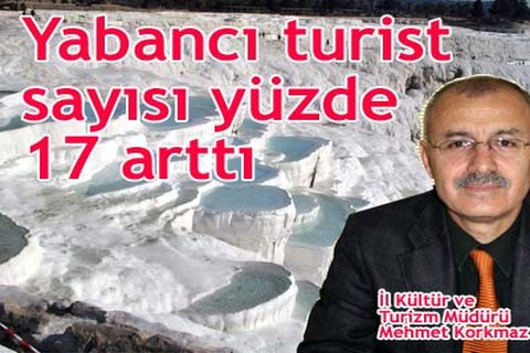 Turist sayısı arttı
