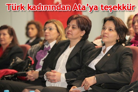 Türk kadınından Ata’ya teşekkür