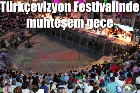 Türkçevizyon Festivalinde muhteşem gece