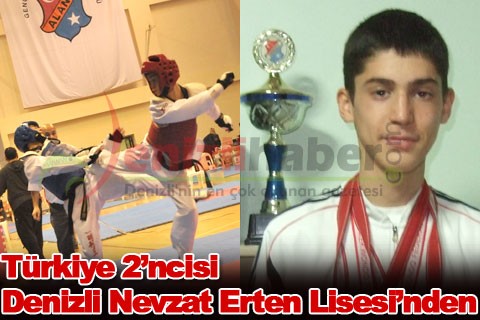 Türkiye 2’ncisi Denizli Nevzat Erten Lisesi’nden