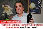 ‘TÜRKİYE EN AZ DENİZLİ’NİN TEKSTİL KONFEKSİYON İHRACATI KADAR ŞARAP İHRAÇ ETMELİ’