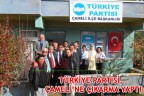 TÜRKİYE PARTİSİ, ÇAMELİ’NE ÇIKARMA YAPTI