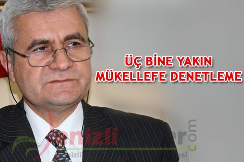 ÜÇ BİNE YAKIN MÜKELLEFE DENETLEME