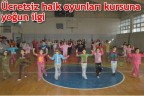 Ücretsiz halk oyunları kursuna yoğun ilgi