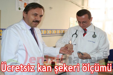Ücretsiz kan şekeri ölçümü