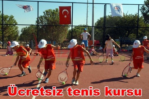 Ücretsiz tenis kursu