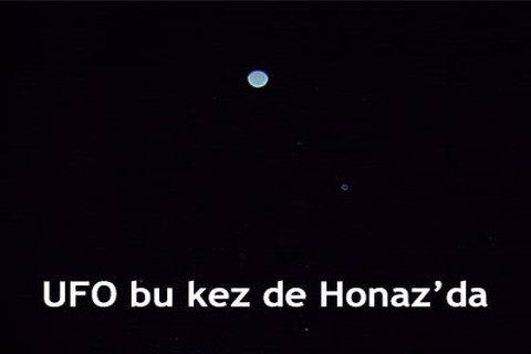 UFO bu kez de Honaz’da