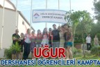 Uğur Dershanesi öğrencileri kampta