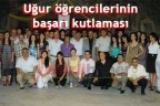 Uğur öğrencilerinin başarı kutlaması