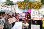 ÜNİVERSİTELİLERDEN PANKART ŞOV!