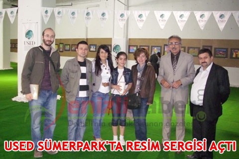 USED SÜMERPARK’TA RESİM SERGİSİ AÇTI