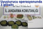 Uyuşturucu operasyonunda 3 gözaltı