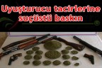 Uyuşturucu tacirlerine suçüstü baskın