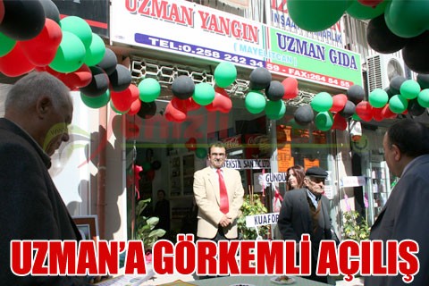 UZMAN’A GÖRKEMLİ AÇILIŞ