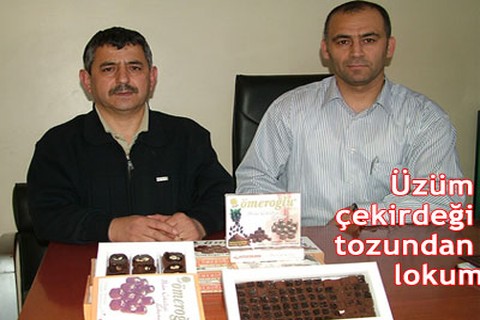 Üzüm çekirdeği tozundan lokum