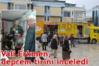 Vali Erkmen, deprem tırını inceledi
