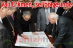 Vali Erkmen, sel bölgesinde inceleme yaptı